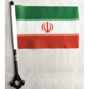 Bandera de bicicleta con impresión personalizada, bandera nacional de poliéster para manillar, decoración de ciclismo al aire libre - Product Image 2
