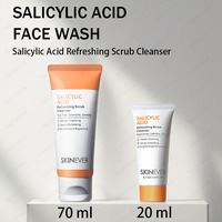 Nettoyant Visage Anti-Acné Herbal SKINEVER de Haute Qualité Coréen à l'Acide Salicylique pour Femme