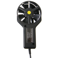 Anémomètre numérique portable multifonction TECPEL AVM-712 de bonne qualité, vitesse du vent 0,4-25 m/s (mph/knots), température 0-50°C