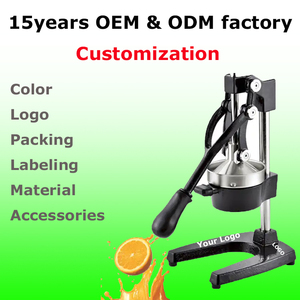 Exprimidor Manual de Cítricos de Alta Resistencia Comercial 2023 con Hierro Fundido y Acero Inoxidable, Apto para Lavavajillas, para Uso en Exteriores y Automóviles - Product Image 2