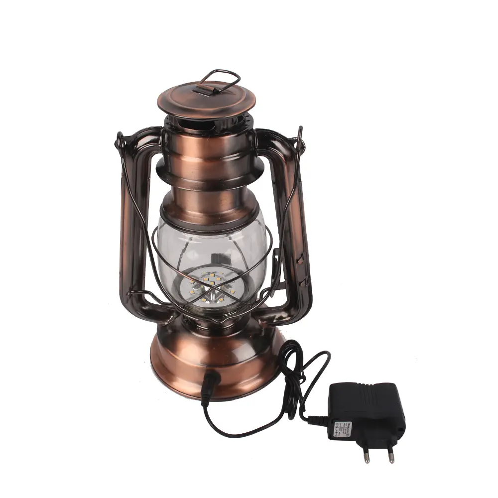 Interruttore Dimmer sospeso in metallo 15 lampadine a LED campeggio all'aperto lanterne vintage portatili luci campeggio led ricaricabile
