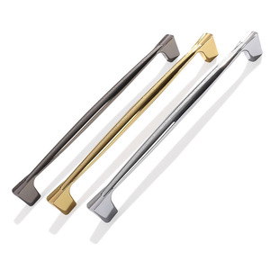 Manija para Puerta de Congelador Horizontal de 325 mm, Aleación de Zinc, Plateada, Negra, Dorada, para Refrigerador o Vitrina, Fácil Instalación - Product Image 3