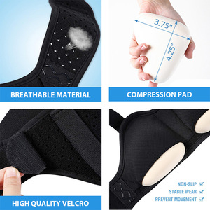 Ceinture de hernie de soutien de <span class=keywords><strong>bandage</strong></span> inguinal <span class=keywords><strong>ombilical</strong></span> réglable élastique en néoprène respirant personnalisé pour hommes - Product Image 4