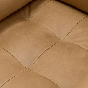 Poltrona Lounge Moderna Minimalista <span class=keywords><strong>in</strong></span> <span class=keywords><strong>Pelle</strong></span> PU con Bracciolo Singolo, Divano Monoposto Marrone Vintage per Soggiorno di Piccoli Appartamenti - Product Image 3