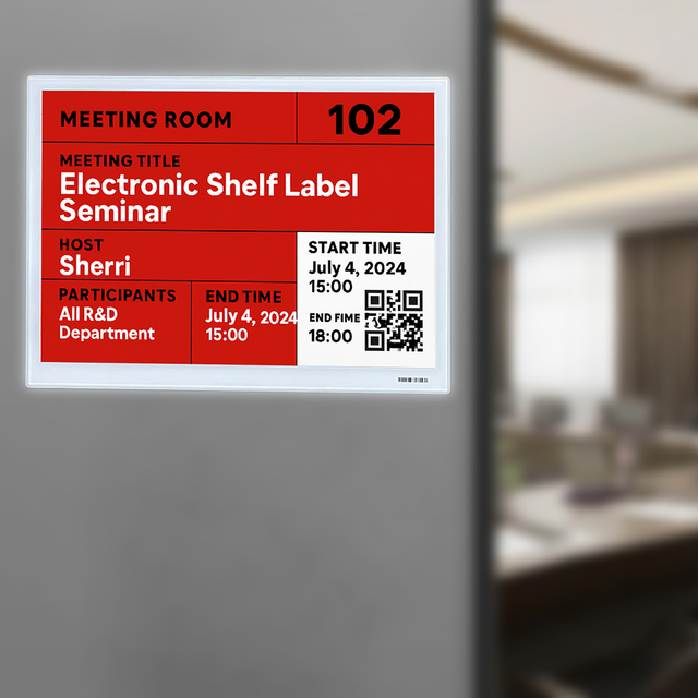 Digital Smart Office Solution Conference Meeting Room 11.6 Inch 4 Color Epaper Bluetooth Large E Ink Display Electronic Label