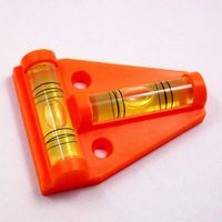 Niveau à bulle triangulaire REALMAX, niveau à bulle à double sens en forme de T, niveau à bulle de vérification croisée, caravane, camping-car, remorque, camping-car, machines, bateau