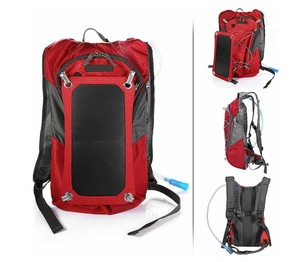Zaino idrico con pannello solare, traspirante, per corsa, ciclismo, escursioni e viaggi - Product Image 3