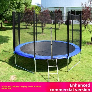 <span class=keywords><strong>Trampoline</strong></span> commercial rond en ABS pour enfants, intérieur/extérieur, avec filet de protection et barrière, grand rebond pour adultes - Product Image 5