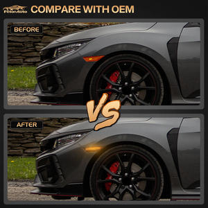 Luces indicadoras de señal de marcador lateral delantero LED para <span class=keywords><strong>Honda</strong></span> Civic 10th Gen Sedan Hatchback Coupe Signals repetidor lámparas - Product Image 6