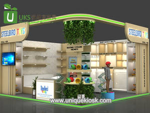 Kiosco de Juguetes de <span class=keywords><strong>Madera</strong></span> para Niños, Diseño de Exhibición de Juguetes, Soporte de Exhibición de Autos de Juguete, Venta Especial, Stand de Juguetes para Niños en Ferias Comerciales con Gabinete de Pared - Product Image 2