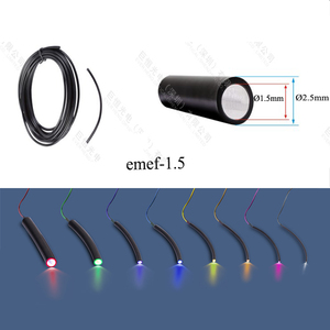 Fibre optique plastique à éclairage terminal, gaine noire, diamètre de cœur 1,5 mm, pour éclairage de plafond étoilé et de sol de piscine sous-marine - Product Image 3
