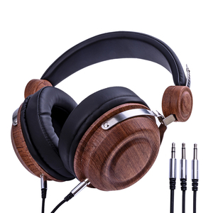 New Arrival DJ <strong>Headphones</strong> With <strong>50mm</strong> <strong>Driver</strong> <strong>Unit</strong> Deep Bass Stereo Wood Headset With Microphone - Product Image 1