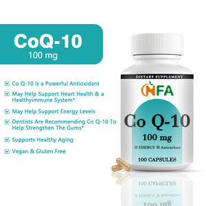 โคเอนไซม์แคปซูล Q10 100วันช่วยเสริมสร้างความแข็งแรงให้กับเหงือกโดยปราศจากกลูเตนช่วย COQ10แก่ชรา - Product Image 3