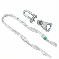 Pince de tension préformée NA-ADSS pour câble optique, fixation de terminaison, accessoire pour ligne aérienne