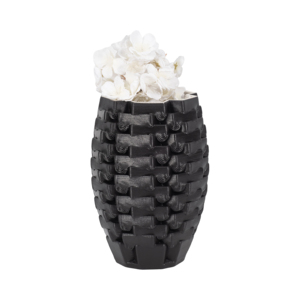 Vaso 3D moderno con texture e motivo intrecciato per l'arredamento del soggiorno, elegante vaso per fiori per la camera da letto, decorazione per la casa e l'ufficio - Product Image 2