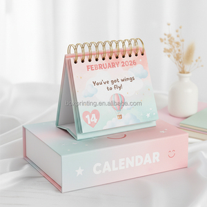 365 jours d'inspiration calendrier de l'avent de bureau en spirale personnalisé 2026 jours d'affirmation quotidienne positive chevalet et calendriers - Product Image 1
