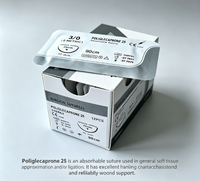 Suture Monocryl à absorption rapide Poliglecaprone 25 Monofilament Non teint