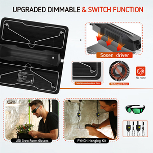 Painel de luz de led para promoção do crescimento da planta, painel inteligente de 120w <span class=keywords><strong>quantum</strong></span> - Product Image 4