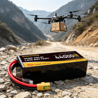 Batterie Lipo semi-solide 400Wh/kg 43500 44000 47000mAh 6S 8S 12S 14S longue autonomie pour drone agricole de livraison