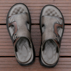 Sandalias de Hombre de Doble Uso, Estilo 2026, para Exteriores y Conducir, con Plantilla de Látex y Suela Suave, Sandalias de Playa – Venta al Por Mayor - Product Image 2