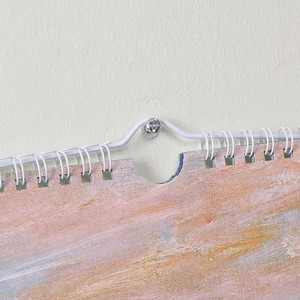 Planificador de calendario de pared mensual personalizado de Venta caliente de enero a diciembre de tamaño de 12 "X 17" atado por doble cable con bloques grandes - Product Image 5