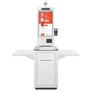 24 "решение Pos самообслуживания машина самообслуживания платежный киоск для беспилотных продуктовый магазин/супермаркет магазин