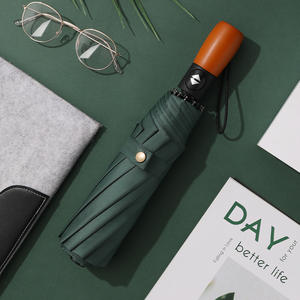 ที่จับ<span class=keywords><strong>ไม้</strong></span>ร่มอัตโนมัติเต็มรูปแบบคนสองคนใช้ร่มพับพัดลมแรงพับชายร่มแดดและฝน - Product Image 1