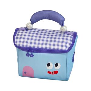 Multifunción de gran capacidad Mini Cute Little House Styling Handheld Cosmetic Bag Neceser DE ASEO Bolsa de almuerzo de mantenimiento fresco - Product Image 5