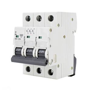 Interruptor automático 4.5kA 3 polos B 25A - Protección contra sobrecargas y cortocircuitos en instalaciones eléctricas. - Product Image 1
