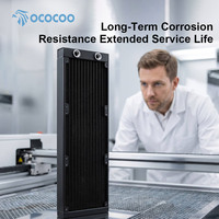 Radiateur en aluminium OCOCOO AS360-L pour serveur IA, GPU, laser médical, IRM, refroidisseur de batterie EV, gestionnaire de refroidissement liquide – Fabricant