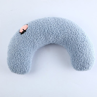 Coussin en forme de U pour chat, en polaire douce et peluche, pour chiens et chats, confort pour un sommeil profond, fournitures pour animaux de compagnie, jouet pour animaux