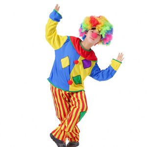 Costume de cosplay de cirque pour enfants, fête d'Halloween, spectacle de magie, vêtements de scène, combinaison de clown pour garçons - Product Image 2
