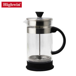 Cafetière à piston <span class=keywords><strong>en</strong></span> <span class=keywords><strong>plastique</strong></span> HIGHWIN, <span class=keywords><strong>carafe</strong></span> <span class=keywords><strong>en</strong></span> <span class=keywords><strong>verre</strong></span> borosilicate, presse-café à piston - Product Image 4