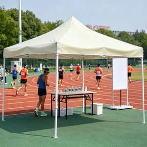 Carpa Plegable de 3x3m, Impermeable, Refugio Instantáneo para Exteriores, Protección Solar y contra la Lluvia, para Eventos Deportivos, Maratones, Puestos - Product Image 1