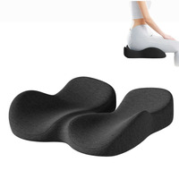 Coussins en mousse à mémoire de forme respirants, ergonomiques, pour chaise de bureau, qui préviennent l'engourdissement pendant de longues périodes de position assise