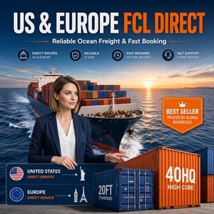 Expédition maritime express FCL et LCL de 20 et 40 pieds depuis la Chine, service porte-à-porte, agent de transit pour destinations mondiales - Product Image 1