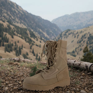 पुरुषों के हल्के सामरिक जूते सर्दियों का काम रबर आउटसोल और जाल के साथ जंगल की लंबी पैदल यात्रा - Product Image 3