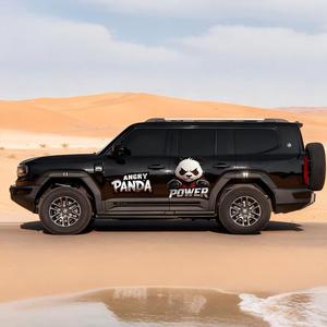 Adesivo de Vinil Impermeável para Carro Angry Panda para Jetour G700 SUV Off-Road, Decoração Automotiva Sem Resíduos de Cola - Product Image 4