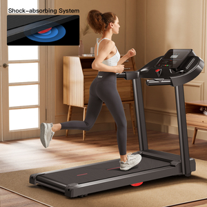 Tapis roulant pliable d'intérieur électrique avec écran LCD - Équipement de fitness - Product Image 2