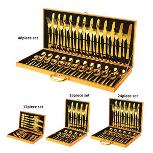 Fábrica al por mayor 12/24/36 piezas cena <span class=keywords><strong>cuchillo</strong></span> <span class=keywords><strong>tenedor</strong></span> <span class=keywords><strong>cuchara</strong></span> conjunto <span class=keywords><strong>de</strong></span> acero inoxidable 24 piezas <span class=keywords><strong>Juego</strong></span> <span class=keywords><strong>de</strong></span> cubiertos - Product Image 4