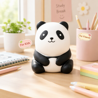 Jouet anti-stress en forme de panda mignon, jouet rebondissant doux, jouet de décompression, décoration de bureau, ensemble cadeau