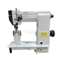 Nouvelle machine à coudre industrielle à point noué, à double aiguille, à commande numérique, avec moteur, pour matériaux lourds
