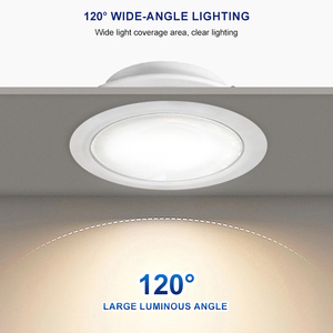 Lámparas de Techo Empotradas COB de Lujo Personalizadas, 90-100LM/W, 7W-30W, Gran Angular, Cuerpo de Hierro, Antideslumbrantes, para el Hogar - Product Image 4
