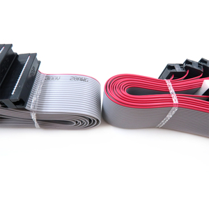 Yzlink nhà máy tùy chỉnh 20 pin kết nối 180mm dây nữ 28AWG 2.54mm sân mở rộng màu xám dòng dây nịt dây điện - Product Image 5