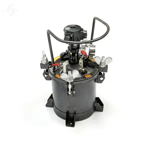 FY 10L Pressure Feed Paint Pot Tank Mixer Sprayer, Pneumatic Paint Pressure Tank, Paint Pressure Tank 10 Litre no Agitator