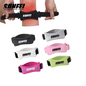 Sunfei Custom Universal Size Knee Patellar Brace Band Tendon Support Strap Band Outdoor Sports Adjustable Patella Band