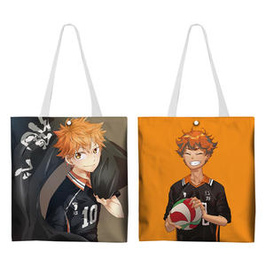 79 Designs 37*33 Mixte Anime Filles Toile <span class=keywords><strong>Sac</strong></span> Fourre-Tout Luffy JO HD Impression <span class=keywords><strong>Sac</strong></span> À Bandoulière Dessin Animé Eren Jaeger <span class=keywords><strong>Manga</strong></span> <span class=keywords><strong>Sac</strong></span> À Provisions - Product Image 4