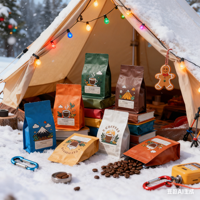 Vente directe usine – Emballage personnalisé de haute qualité pour sacs de café à fond carré en vrac avec valve, recyclables, pour lait et chewing-gum