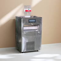Machine à glaçons commerciale 3-en-1 refroidie par air, 100 kg/jour, pour glaçons en cubes, en flocons et en pépites, pour restaurant, hôtel, bar, café