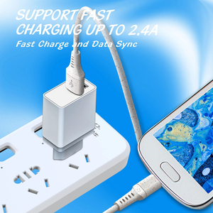 Câble Micro <span class=keywords><strong>USB</strong></span> durable fabriqué avec un matériau hautement recyclable, câble de charge <span class=keywords><strong>rapide</strong></span> 2.1A, synchronisation 480 Mbps, câble de téléphone Android durable - Product Image 3